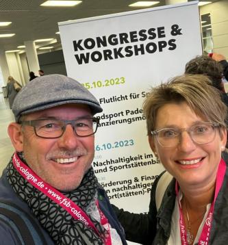 Besuch an der FSB Köln - Internationale Fachmesse für Freiraum, Sport und Bewegungseinrichtungen: Jürg Keller, Keller Freiraumplanung GmbH