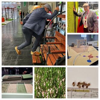 Besuch an der FSB Köln - Internationale Fachmesse für Freiraum, Sport und Bewegungseinrichtungen: Jürg Keller, Keller Freiraumplanung GmbH